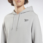 REEBOK IDENTITY FLEECE HOODIE - GRÁ